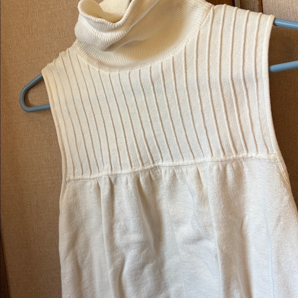 Old Navy Cream Cowl Neck Sweater medium - Picture 2 of 4